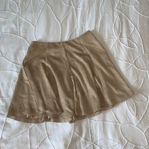 Suade swing skirt